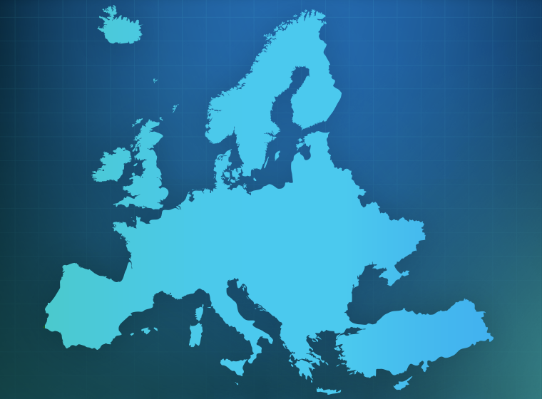 Europe Map Graphics