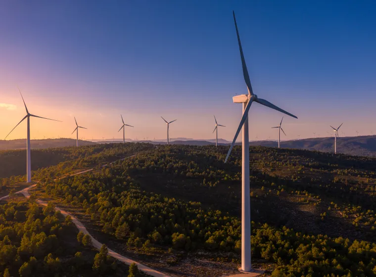 Renewable energy wind mills 