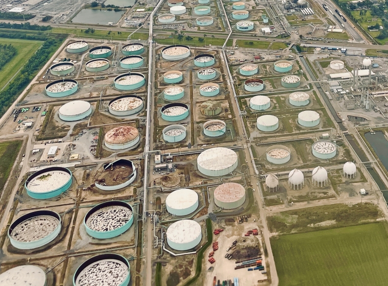 Damaged Chemical Storage Tanks EPA Superfund Site
