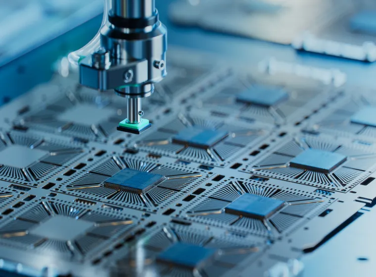 Close-up of Silicon Die