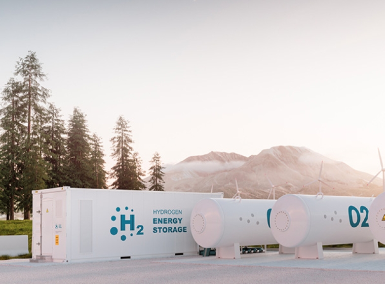 Hydrogen storage tanks. Exponent scientific and engineering consultants help innovators harness and improve alternative energies. 