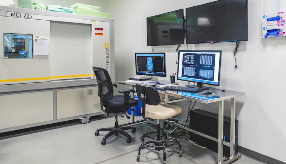 Exponent Natick lab CT scanner