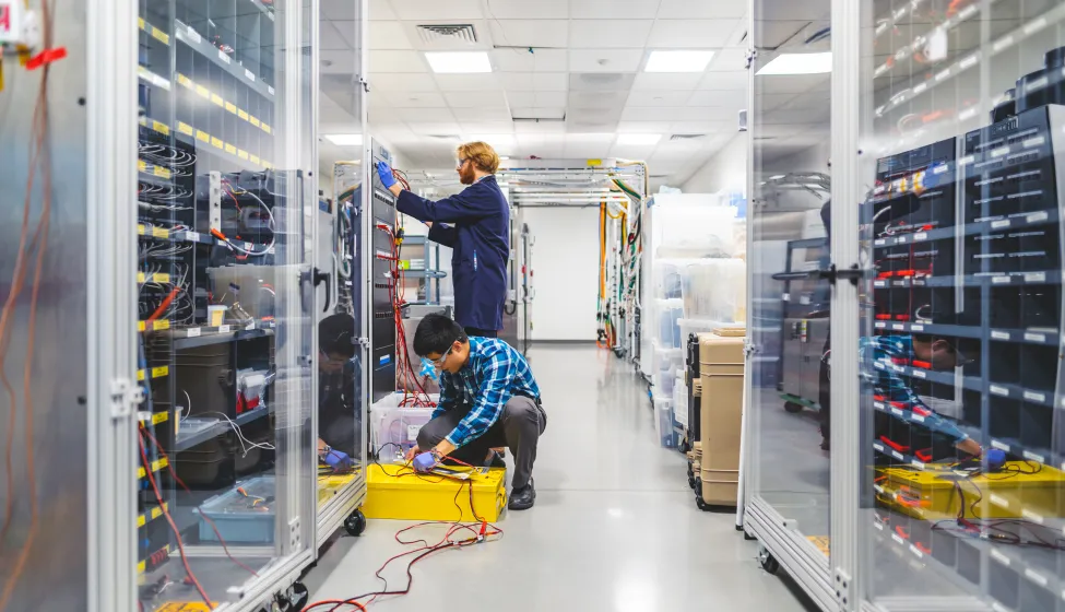 Natick lab wide shot