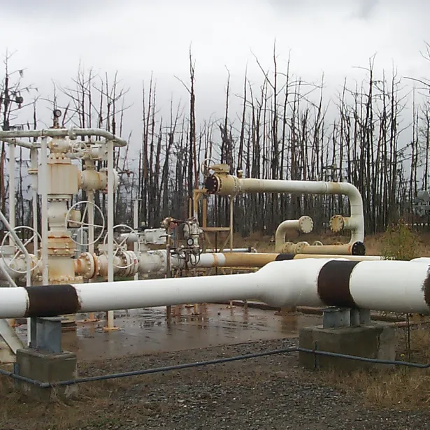 gas storage wells with leak
