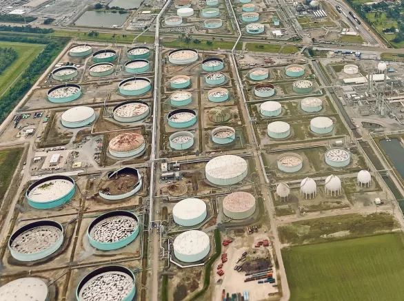 Damaged Chemical Storage Tanks EPA Superfund Site
