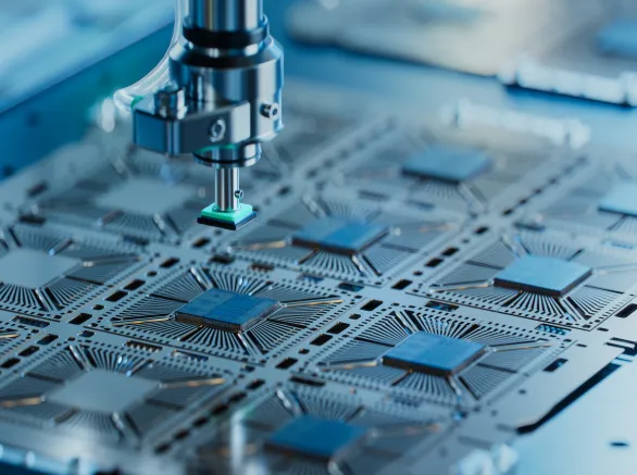 Close-up of Silicon Die