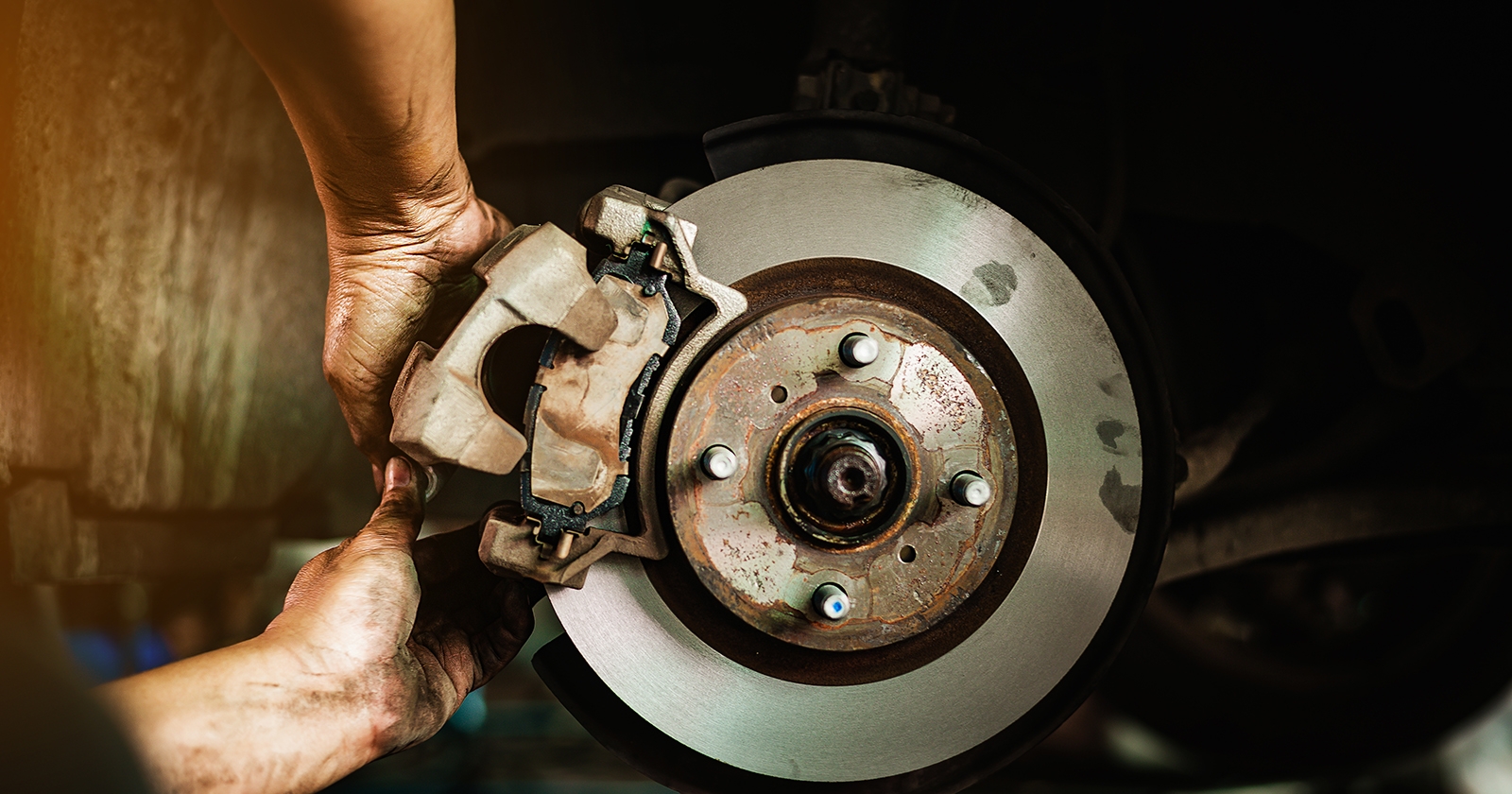 Automotive brake pads. Exponent materials engineers consult on corrosion and environment-related degradation challenges.
