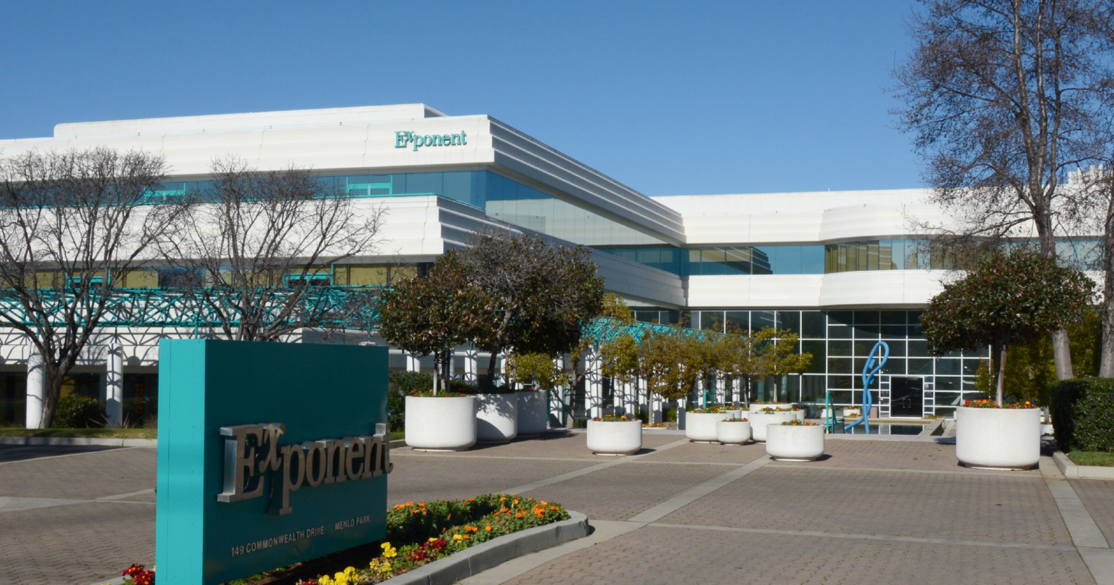 Exponent headquarters, in Menlo Park, CA, a premier global engineering and scientific consulting firm that delivers breakthrough insights.