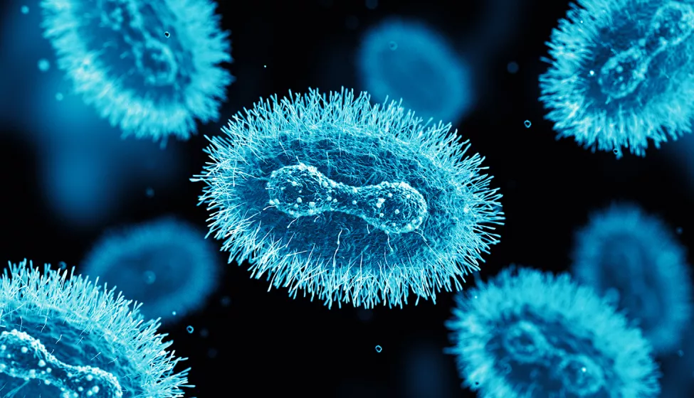 Magnified image of the specimen. Exponent helps track infectious diseases with epidemiological studies. 