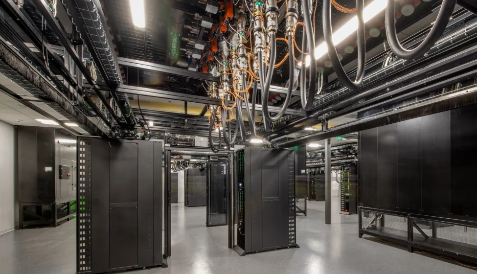 Data center under construction