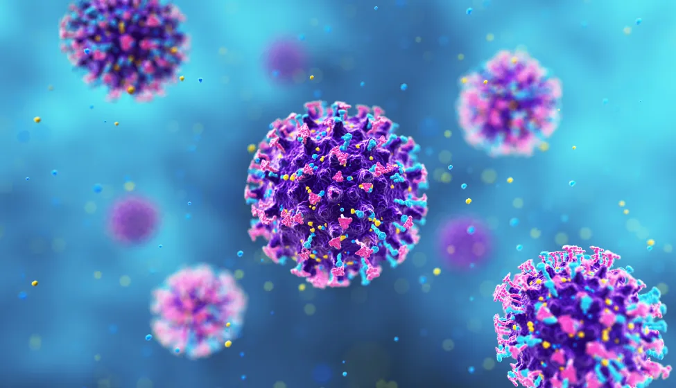 Hantavirus. 3D Render
