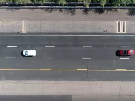 cars driving demo